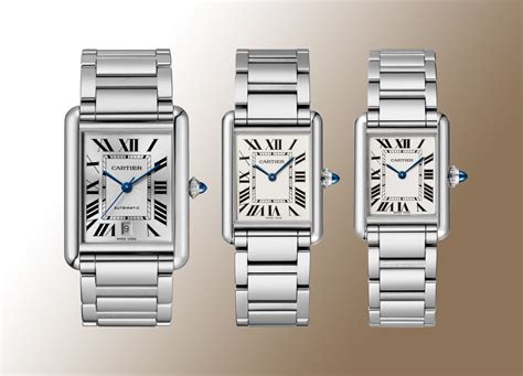 cartier tank basculante donna|Cartier Tank must size comparison.